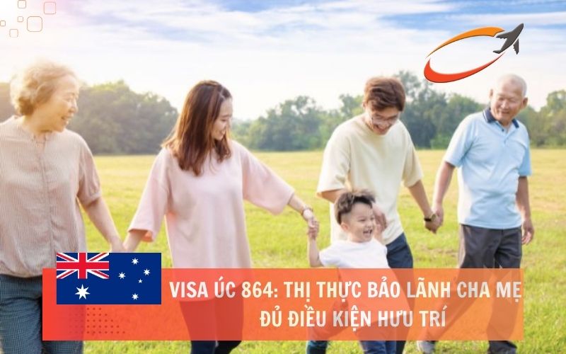 Visa Úc 864: Thị thực bảo lãnh cha mẹ đủ điều kiện hưu trí