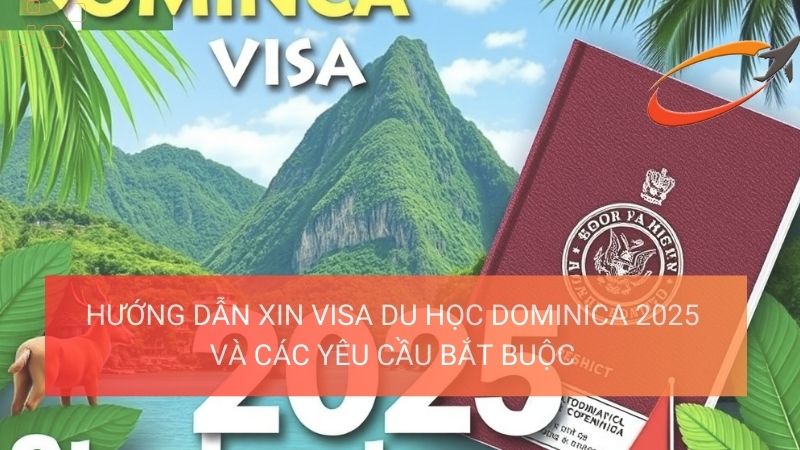 Hướng dẫn xin visa du học Dominica 2025 và các yêu cầu bắt buộc